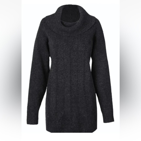 Cabi Campfire Pullover Sweater Gray Size M | Oversized Cowl Neck Knit Style 4096 - Picture 2 of 5